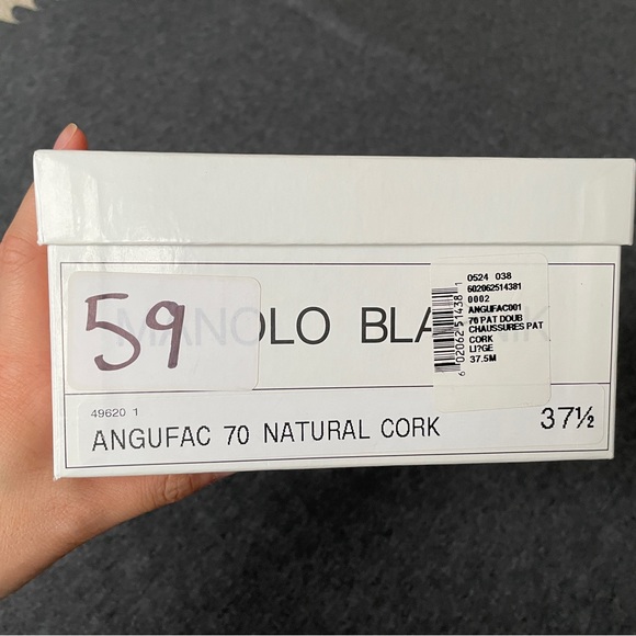 Manolo Blahnik Natural Cork Sandal - Picture 7 of 8